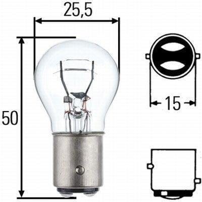 Hella Bulb B P21/5W 12V 5W (8Gd-002078-121) - Modern Auto Parts
