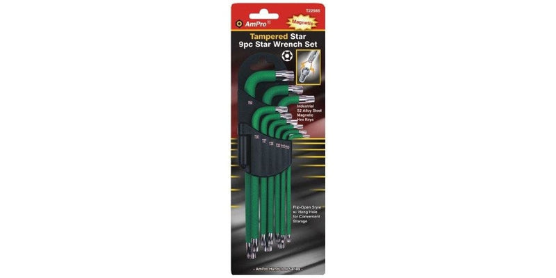 9Pc Magnetic Long T-Proof Star Wench Set AMPRO T22985 tools at Modern Auto Parts!