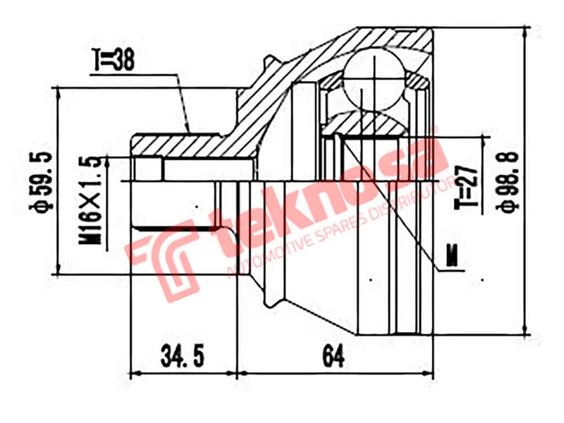 Outer Cv Joint Audi A6 C5 C6 2.4 2.0Tdi Allroad Audi A8 D3 4.2 Ad