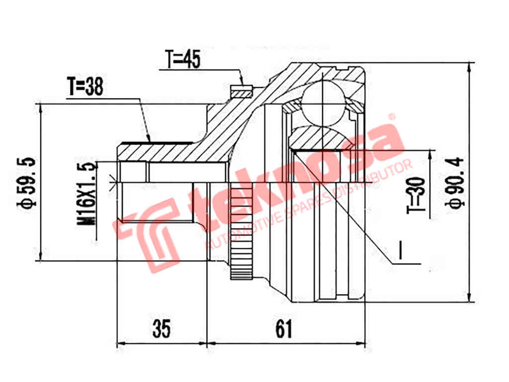 Outer Cv Joint Audi A6 C4 2.3 2.6 1994- Audi 500E Ad5918F2A