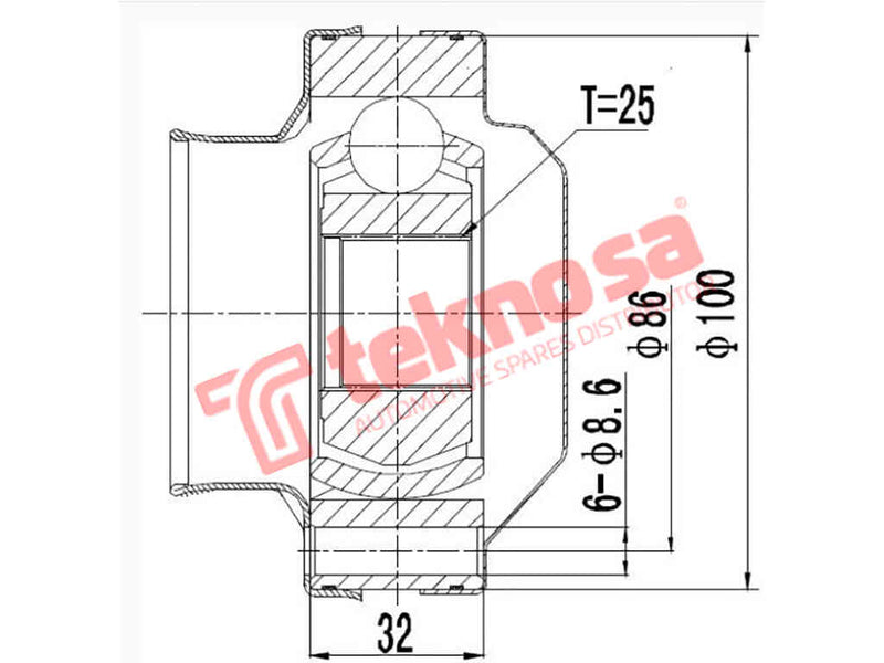 Inner Cv Joint Bmw E30 318I 325I 320I E81 E87 E46 E34 E83 E85 Bm8