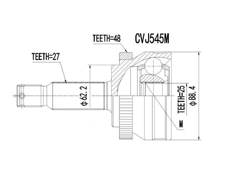 Outer Cv Joint - Cvj545M - Modern Auto Parts