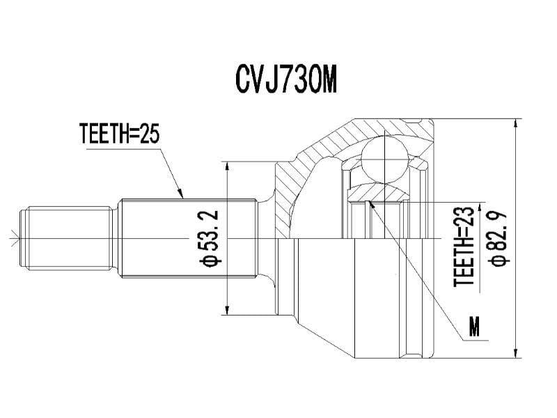 Cv Joint -Ford - Cvj730M - Modern Auto Parts