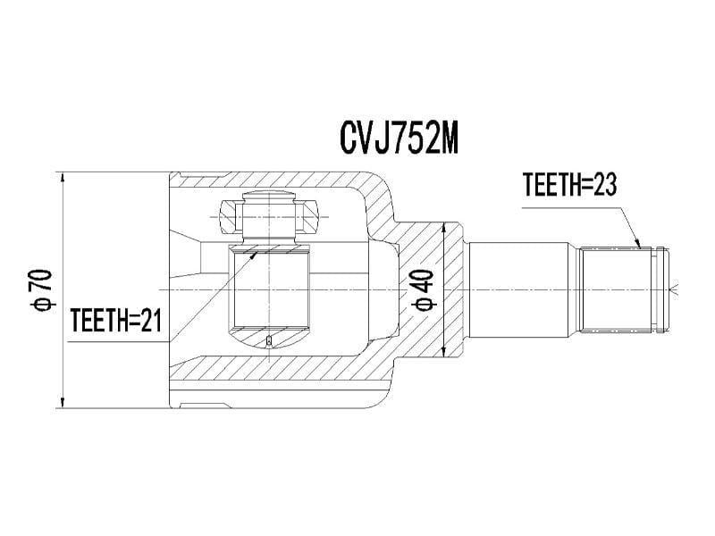 Inner Cv Joint - Cvj752M - Modern Auto Parts
