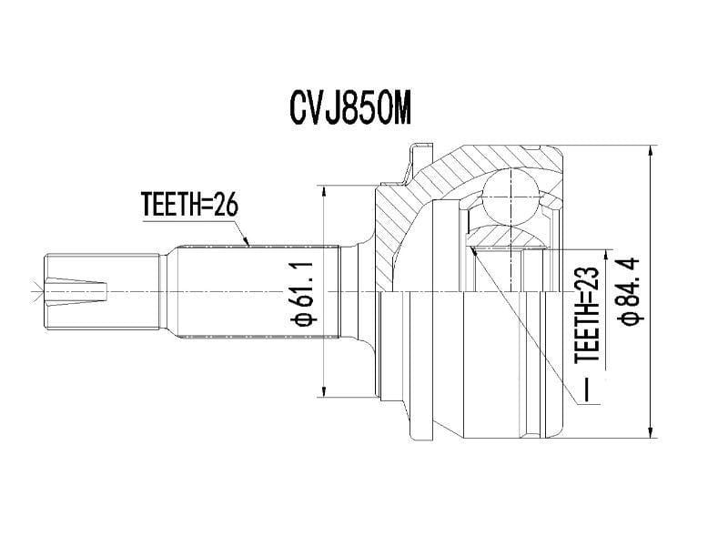 Outer Cv Joint - Cvj850M - Modern Auto Parts