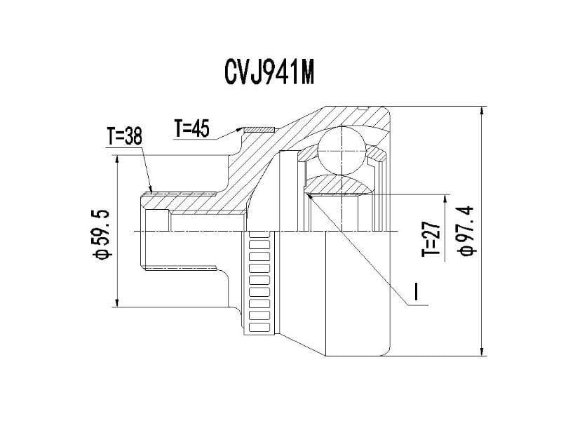 Cv Joint -Audi A4 - Cvj941M - Modern Auto Parts