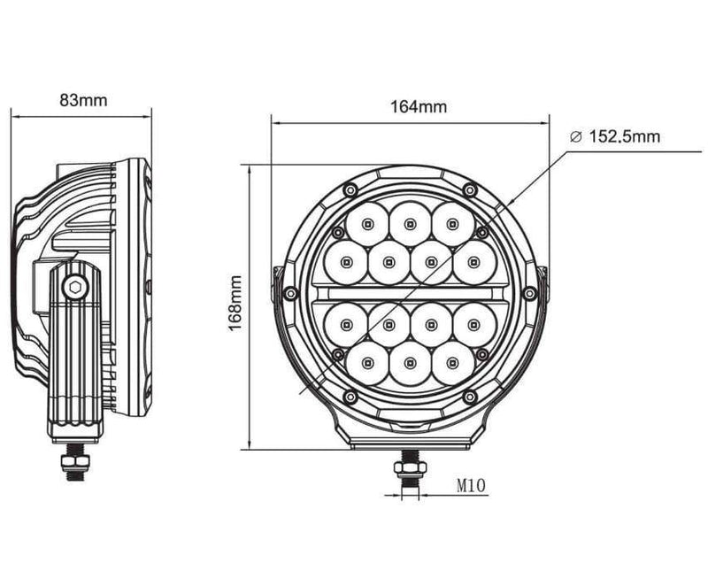 Hella Valuefit Supernova 6” Led (2 Spotlights With Wiring Harness) - Modern Auto Parts