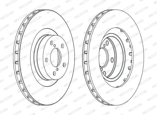 Brake Disc (Pair) Subaru WRX (Various) - Front (Set) 293MM