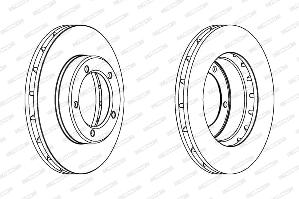 I-Brake Disc Vented Front Toyota Landcruiser 70/ 10 (Iyodwa)