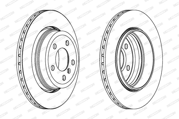 Remskyf Geventileerde Agter Bmw X3 E83 (Enkel)
