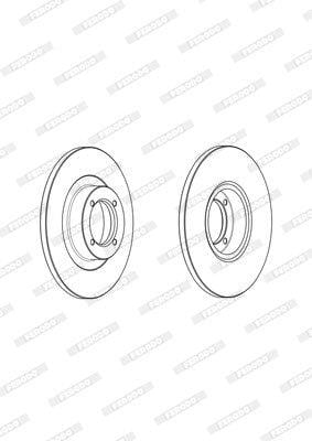 I-Brake Disc Vented Front Nissan 1400 Ldv (Eyodwa)