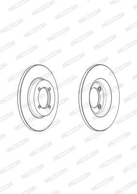 I-Brake Disc Solid Front Toyota Cressida/Corolla G (Eyodwa)