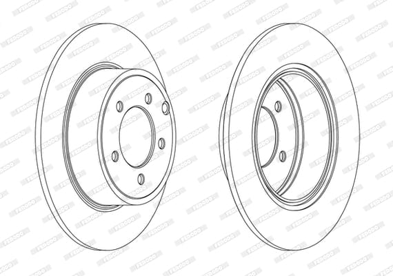 I-Brake Disc (Ipheya) Ikhampasi yeJeep Eqinile Yangemuva/ I-Patriot (Isethi)