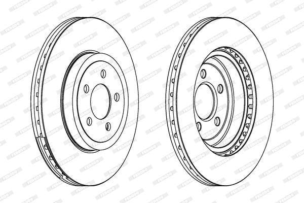 Ferodo Brake Disc Fr (Ddf1765C-1) (Single) - Modern Auto Parts