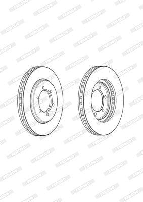 I-Brake Disc Vented Front Nissan Hardbody (Eyodwa)