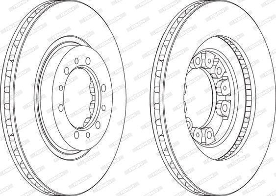 I-Brake Disc Vented Front Mitsubishi Colt P Car 2.8 (Eyodwa)