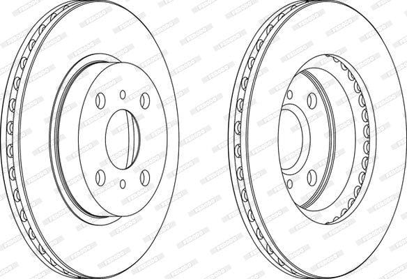 I-Brake Disc Vented Front Toyota Corolla/Conquest 1 (Single)