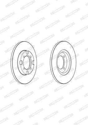 I-Brake Disc Solid Front Mazda 323 Fwd (Eyodwa)
