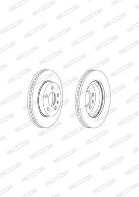 Brake Disc Vented Front Vw Amarok (Single)