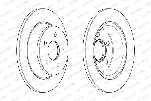 I-Brake Disc (Ibhangqa) I-Ford Yasemuva Kuga/I-Transit Conect2 (Isethi)