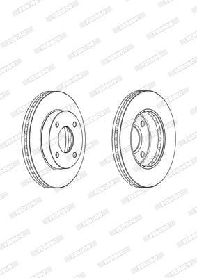 I-Brake Disc Vented Front Nissan Nv200 (Eyodwa)