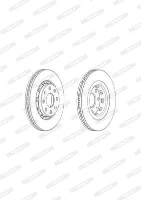 Remskyf Geventileerde Voor Chev Aveo/Sonic (Enkel)