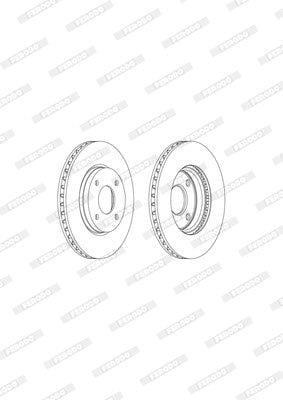Brake Disc Vented Front Nissan Tiida/ Livina (Single)