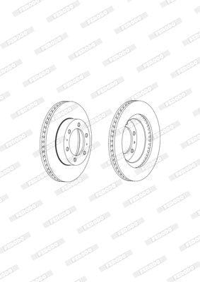 Brake Disc Vented Front Toy Hilux/Fj Cruiser/Fort (Single)