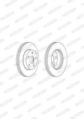 I-Brake Disc Vented Front Toyota Hilux (Single)