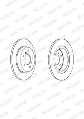 Brake Disc Rear Nissan Qashqai Ii (Single)