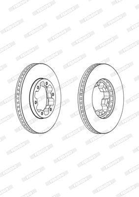 Brake Disc Vented Front Nissan Nv350 (Single)