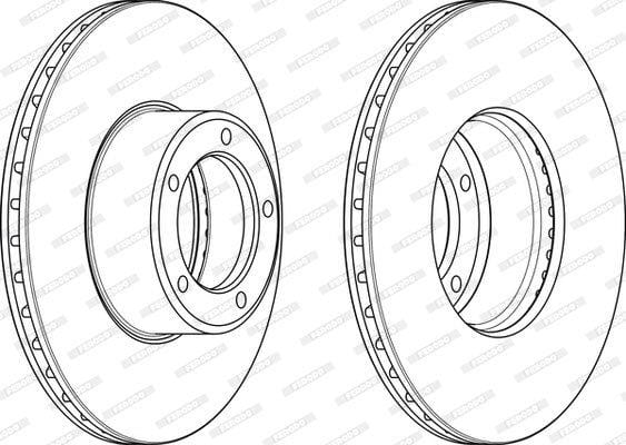Brake Disc Front Tata Telcoline (Single) Ferodo