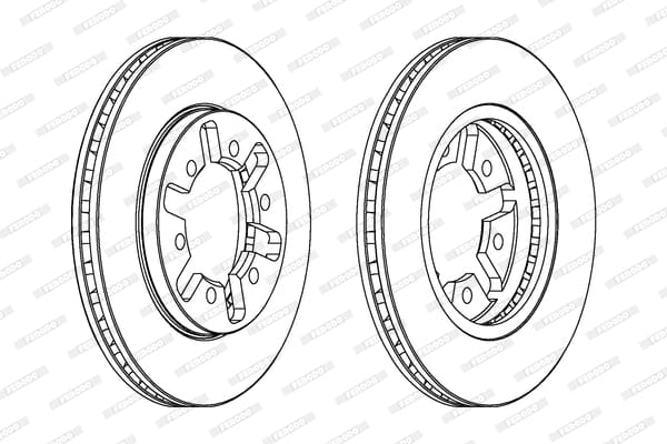 Brake Disc Vented Front Nissan 1 Tonner (Single)