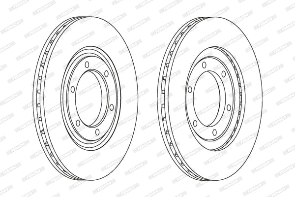 I-Brake Disc Vented Front Mazda Drifter/ B-Series (Eyodwa)