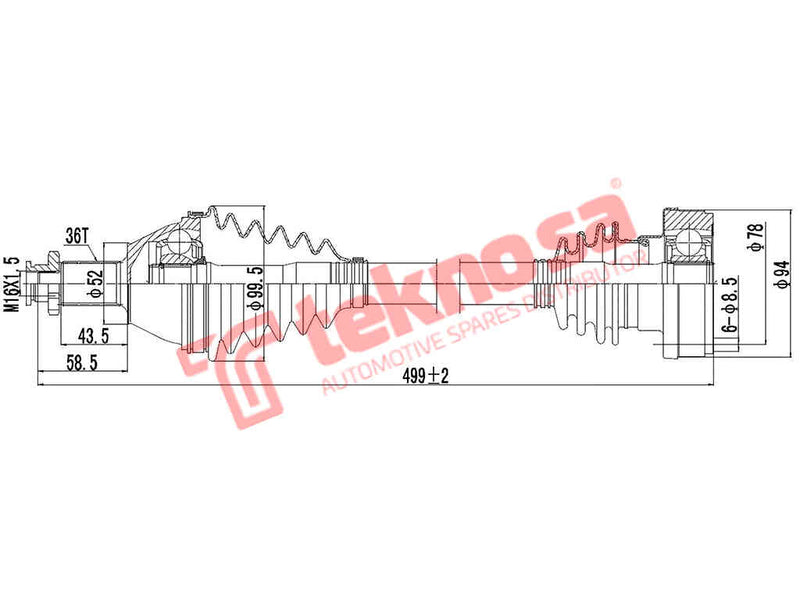 Vw Polo 1.4 02- Lh Polo Iv 2001-2005 1.4 1.6 Polo V 2009- 1.4 1.6
