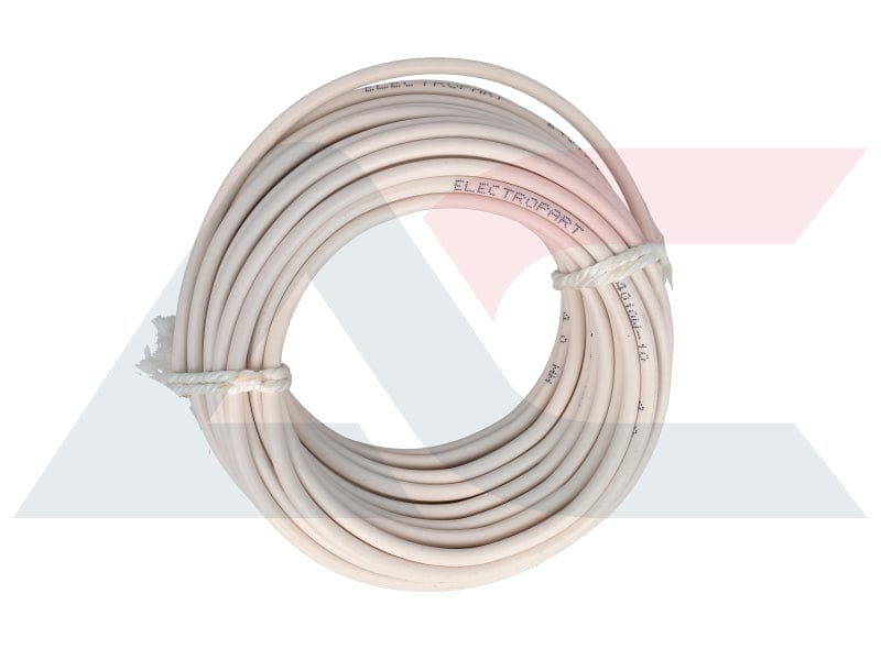 Elektriese Kabel 4.00mm Wit (10M)