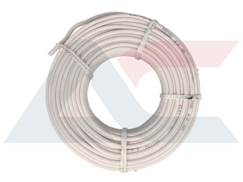 Elektriese Kabel 4.00mm Wit (30M)