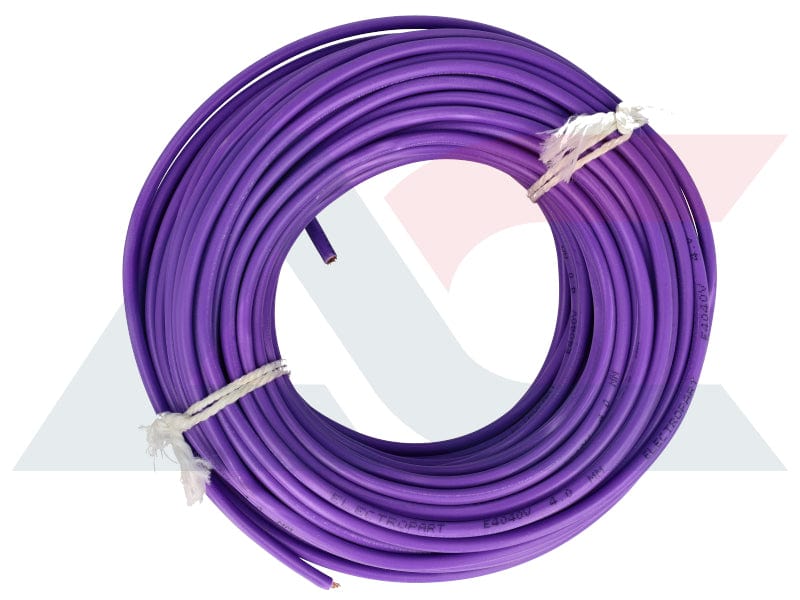 Elektriese Kabel 4.00mm Violet (30M)