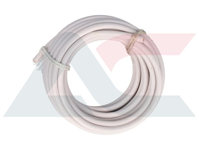 Elektriese Kabel 8.00mm Wit (5M)