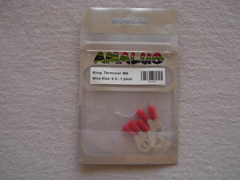 Red Ring Pack 5 Terminal (EL0022)