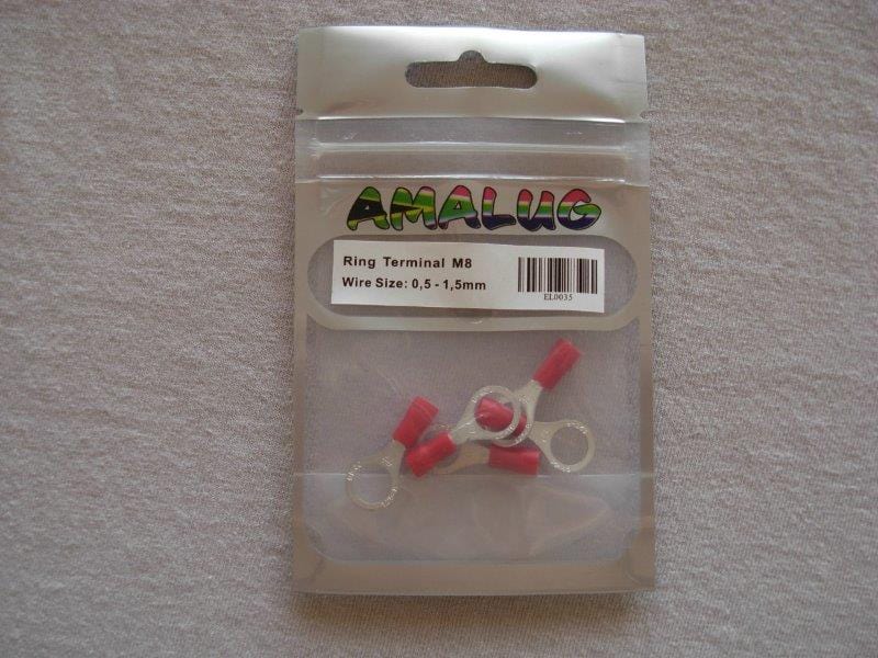 Red Ring Pack 5 Terminal (EL0035)