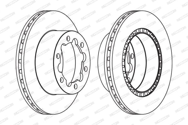 I-Brake Disc Rear Mercedes-Benz Sprinter 4/ (Eyodwa)