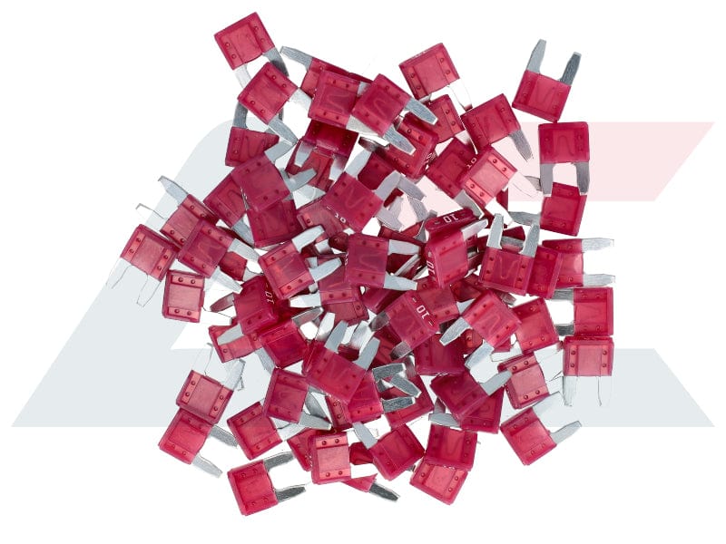 Sekeringblad Mini 10A (100 Pak)