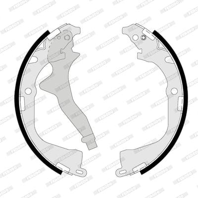 Brake Shoes Fsb4165 Vw Amarok 2.0Tsi Tdi Bitdi 2010- FERODO