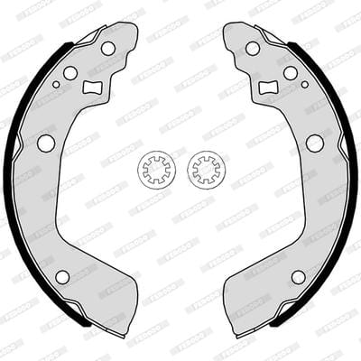Brake Shoes Suzuki Swift 1.5i,1.6i Sport 2008 Ferodo