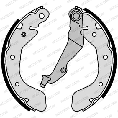 Brake Shoes Chev Aveo 1.5,1.6 2003 Sonic 2011 Spark 1.2 2010 Front Solidb4173 Ferodo