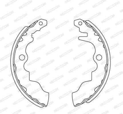 Brake Shoes Fsb4238 Tata Indica 1.4Lei Diesel B-Line Gls 2005-201
