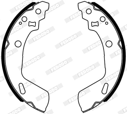 Brake Shoes Suzuki Swift 1.2 (2014 ) Front Solidb4315 Ferodo