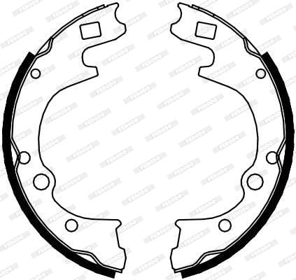 Brake Shoes Hyundai Bakkie,Kia k2500,2700,pregio Ferodo