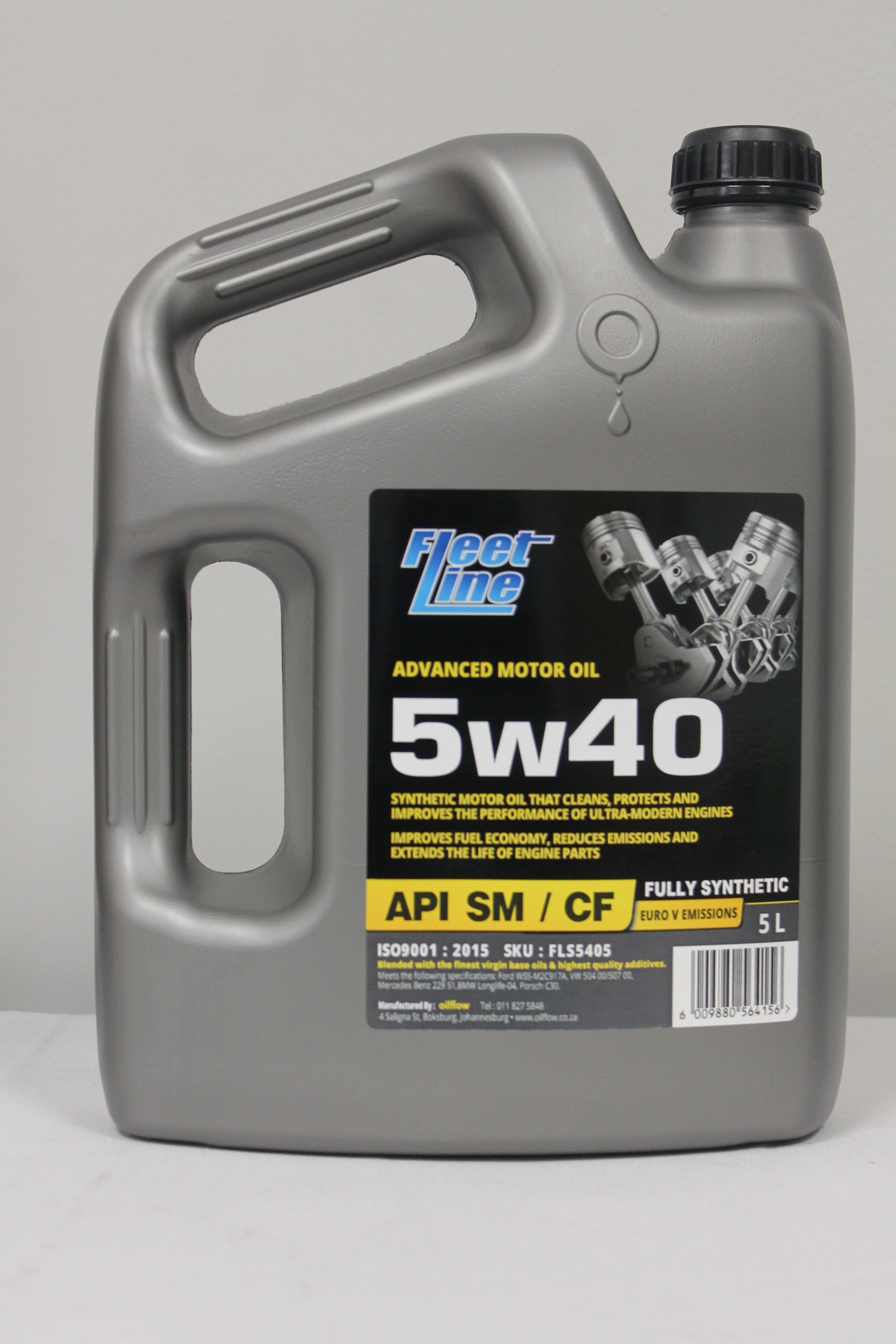 Fleetline 5W40 SN/CF FULLY SYNTHETIC Engine Oil Fleetline